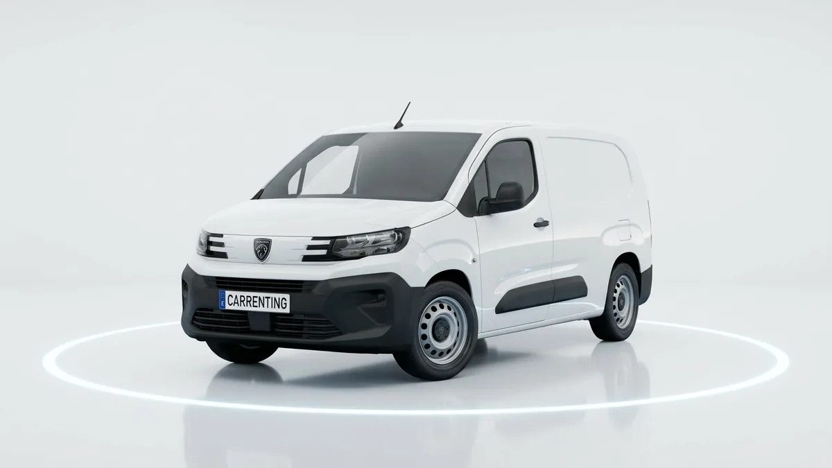 PEUGEOT Partner Furgón Diesel 1.5 BlueHDI S&S Standard 600kg 100 (MERCANCÍAS PROPIAS) en renting